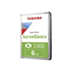 Toshiba S300 6TB Surveillance Hard Drive - High-Performance 35 SATA-600 5400RPM for Reliable Security Solutions